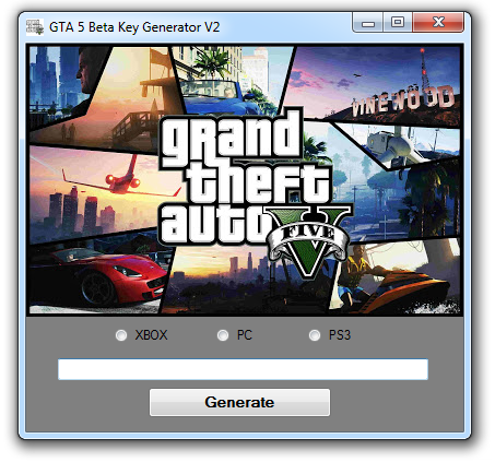 Grand Theft Auto V Steam Key Generator